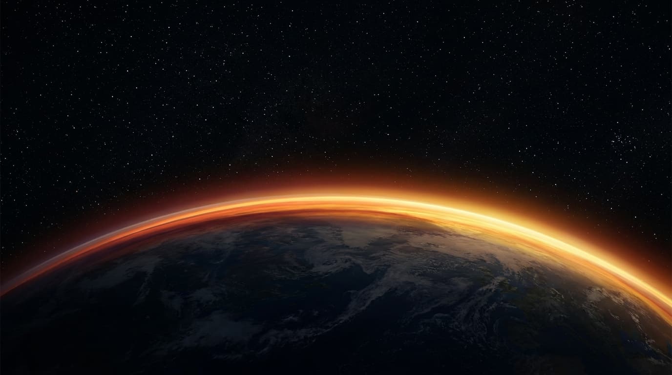 Orbital starfield horizon